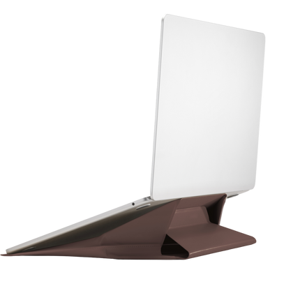Macbook Air 13.6 Carry Sleeve Standlı Macbook Kılıfı - Kahverengi 4