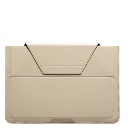 Macbook Air 13.6 Carry Sleeve Standlı Macbook Kılıfı - Krem 2