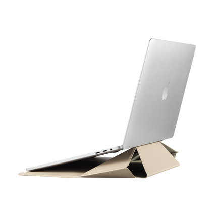 Macbook Air 13.6 Carry Sleeve Standlı Macbook Kılıfı - Krem 4
