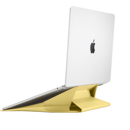 Macbook Air 13.6 Carry Sleeve Standlı Macbook Kılıfı - Sarı 5
