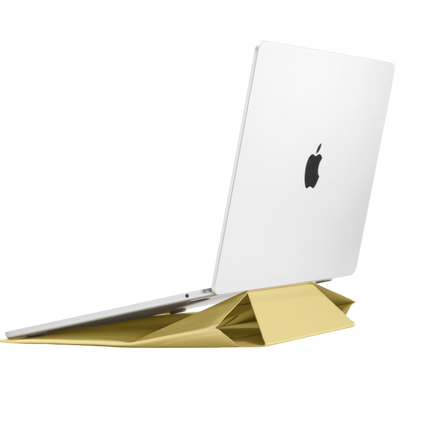 Macbook Air 13.6 Carry Sleeve Standlı Macbook Kılıfı - Sarı 8