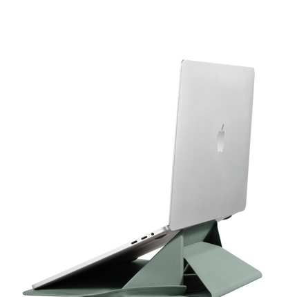 Macbook Air 13.6 Carry Sleeve Standlı Macbook Kılıfı - Yeşil 4