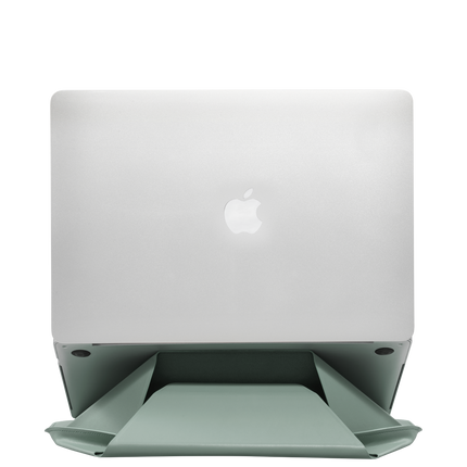 Macbook Air 13.6 Carry Sleeve Standlı Macbook Kılıfı - Yeşil 6