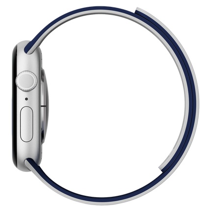 Watch 42mm Snap Duo Silikon Kordon - Lacivert-Beyaz 2