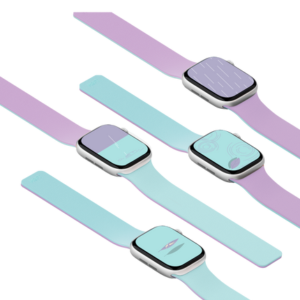 Watch 42mm Snap Duo Silikon Kordon - Pembe 5
