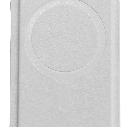 Flash Uyumlu Manyetik Standlı MagSafe Cüzdan - Beyaz 3