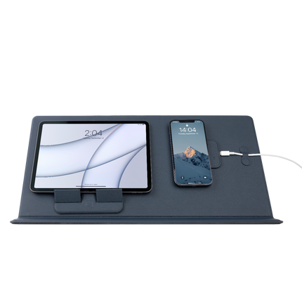 Smart Desk Mat NFC Özellikli 3 Kademeli Ayarlanabilir Masaüstü Standı - Lacivert 2