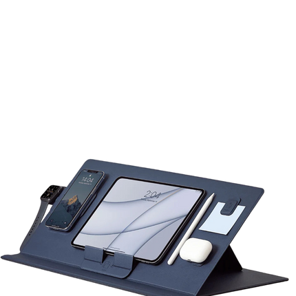 Smart Desk Mat NFC Özellikli 3 Kademeli Ayarlanabilir Masaüstü Standı - Lacivert 4