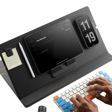 Smart Desk Mat NFC Özellikli 3 Kademeli Ayarlanabilir Masaüstü Standı - Siyah 4