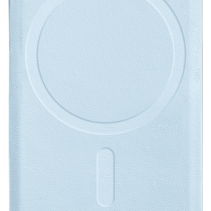 Snap-On Uyumlu Standlı MagSafe Cüzdan - Açık Mavi 2