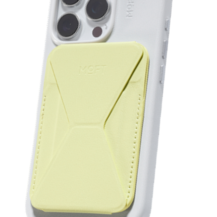 Snap-On Uyumlu Standlı MagSafe Cüzdan - Açık Yeşil 4