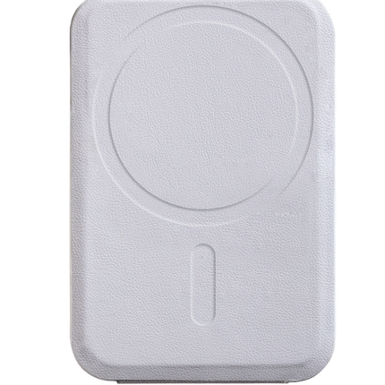 Snap-On Uyumlu Standlı MagSafe Cüzdan - Beyaz 9