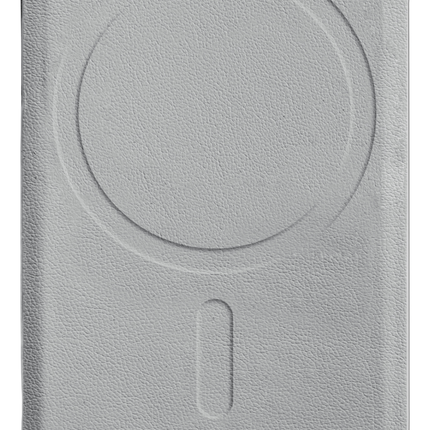 Snap-On Uyumlu Standlı MagSafe Cüzdan - Gümüş 2