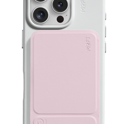 Snap Phone Uyumlu Katlanabilir Tripod Standlı MagSafe Cüzdan - Koyu Pembe 3