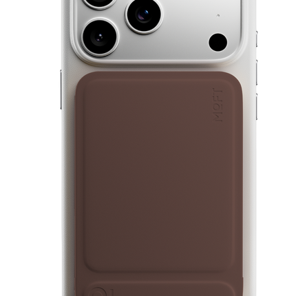 Snap Phone Uyumlu Katlanabilir Tripod Standlı MagSafe Cüzdan - Çöl Titanyum 2
