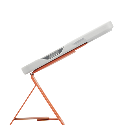 Snap Phone Uyumlu Katlanabilir Tripod Standlı MagSafe Cüzdan - Turuncu 9
