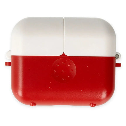 Airpods 3 (3.nesil) Basmalı Kılıf - Kırmızı