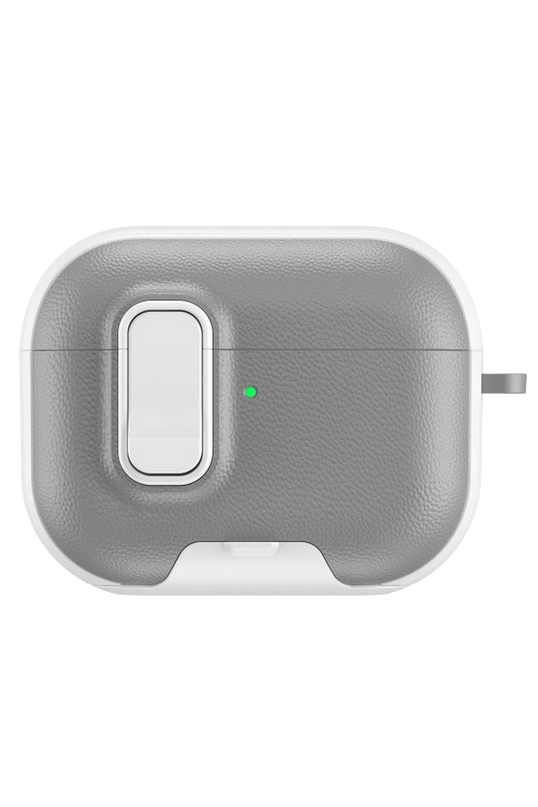Airpods Pro 3 (3.nesil) Rova Deri Kılıf - Beyaz