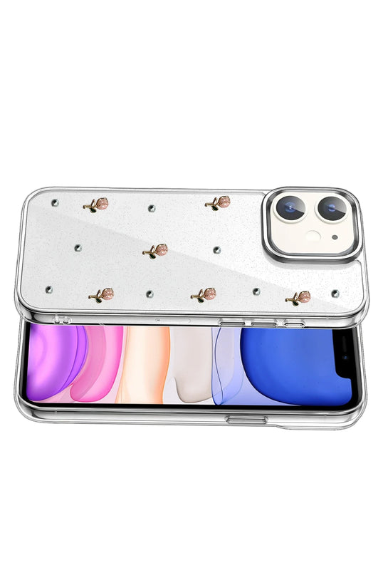 iPhone 12 Fiyonk Desenli Kapak Kılıf - Desen 6 3