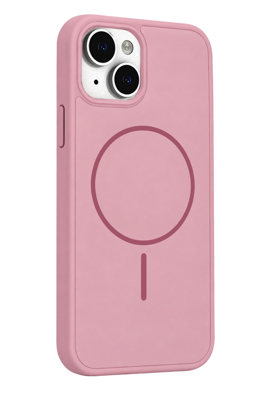 iPhone 14 Azus Magsafe Kapak Kılıf - Pembe