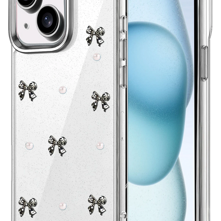 iPhone 14 Fiyonk Desenli Kapak Kılıf - Desen 8