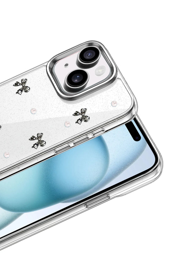 iPhone 14 Fiyonk Desenli Kapak Kılıf - Desen 8 2