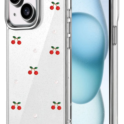 iPhone 14 Fiyonk Desenli Kapak Kılıf - Desen 9