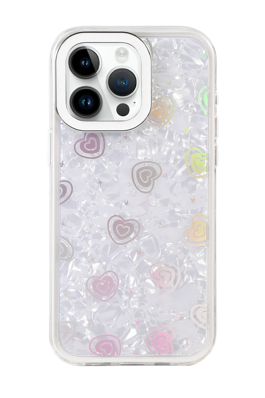 iPhone 14 Lumi Desenli Kapak Kılıf - Beyaz 3