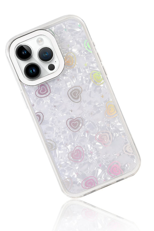 iPhone 14 Lumi Desenli Kapak Kılıf - Beyaz 4