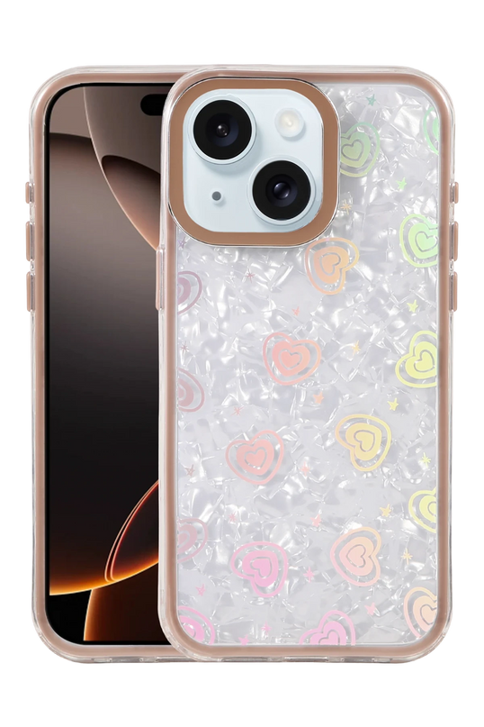iPhone 14 Lumi Desenli Kapak Kılıf - Çöl Titanyum