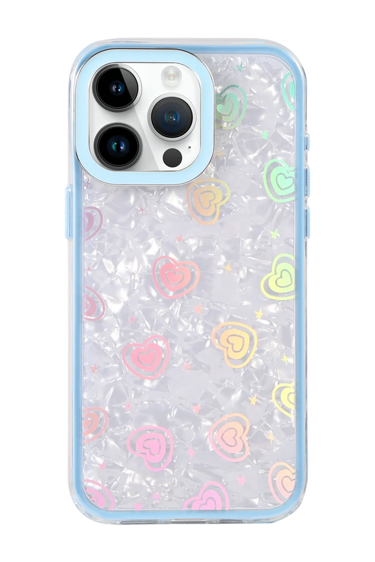 iPhone 14 Lumi Desenli Kapak Kılıf - Mavi 3