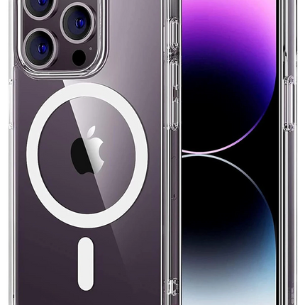 iPhone 14 Pro Max Combo Sert Şeffaf Magsafe Kapak Kılıf