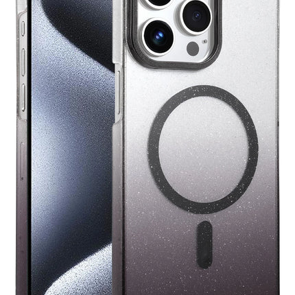 iPhone 14 Pro Max Glossy Magsafe Kapak Kılıf - Siyah