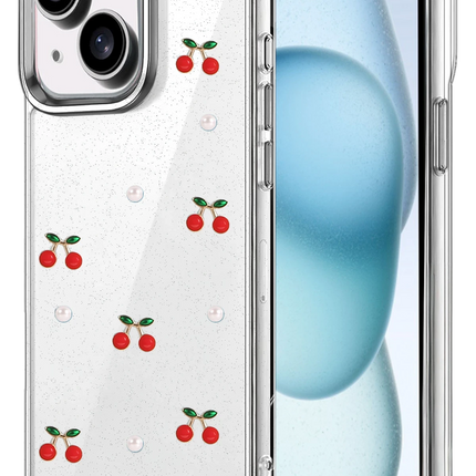 iPhone 15 Fiyonk Desenli Kapak Kılıf - Desen 9
