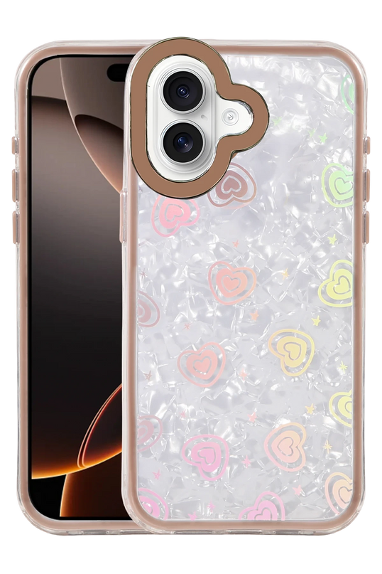 iPhone 16 Lumi Desenli Kapak Kılıf - Çöl Titanyum