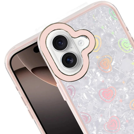iPhone 16 Lumi Desenli Kapak Kılıf - Pembe 2