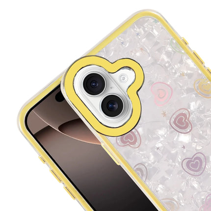 iPhone 16 Lumi Desenli Kapak Kılıf - Sarı 2