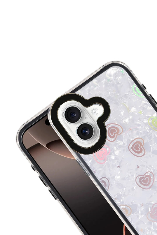 iPhone 16 Lumi Desenli Kapak Kılıf - Siyah 2