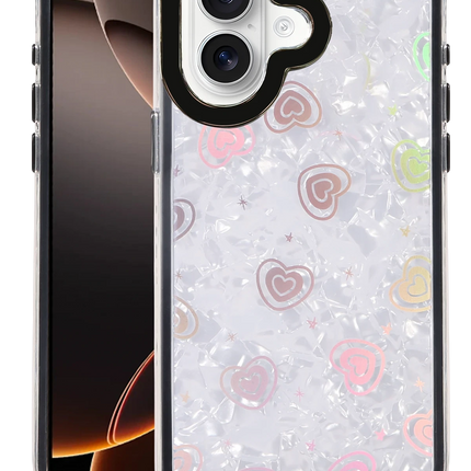 iPhone 16 Lumi Desenli Kapak Kılıf - Siyah