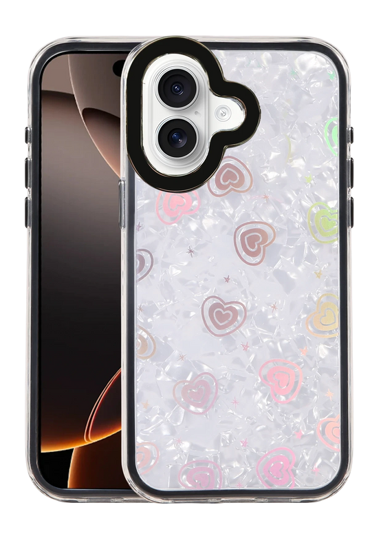 iPhone 16 Lumi Desenli Kapak Kılıf - Siyah