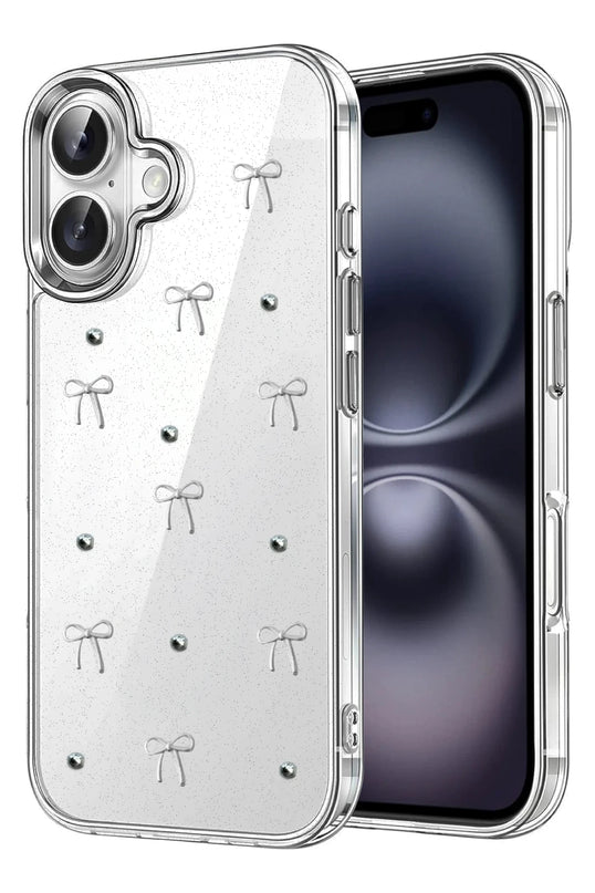 iPhone 16 Plus Fiyonk Desenli Kapak Kılıf - Desen 5