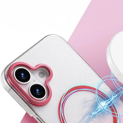 iPhone 16 Plus Glossy Magsafe Kapak Kılıf - Pembe 2