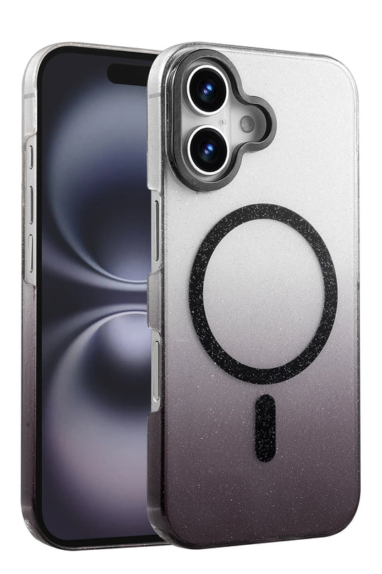 iPhone 16 Plus Glossy Magsafe Kapak Kılıf - Siyah