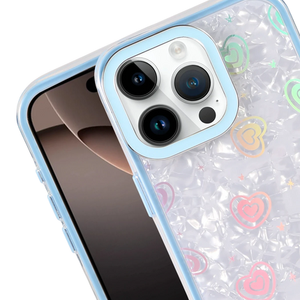 iPhone 16 Pro Lumi Desenli Kapak Kılıf - Mavi 2
