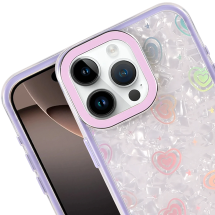 iPhone 16 Pro Lumi Desenli Kapak Kılıf - Mor 2