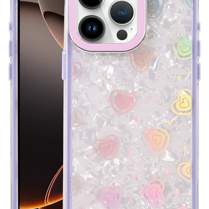 iPhone 16 Pro Lumi Desenli Kapak Kılıf - Mor