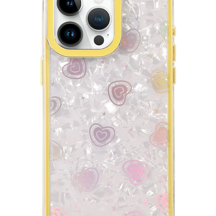iPhone 16 Pro Lumi Desenli Kapak Kılıf - Sarı 3