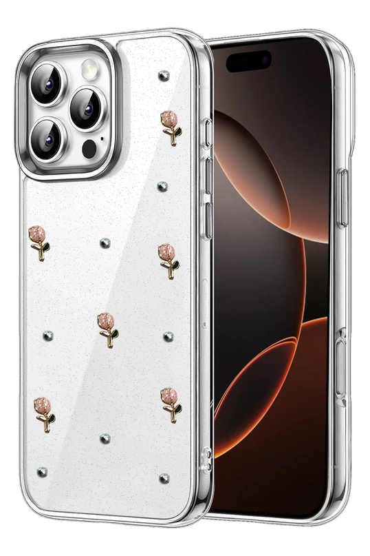 iPhone 16 Pro Max Fiyonk Desenli Kapak Kılıf - Desen 6