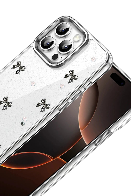 iPhone 16 Pro Max Fiyonk Desenli Kapak Kılıf - Desen 8 2