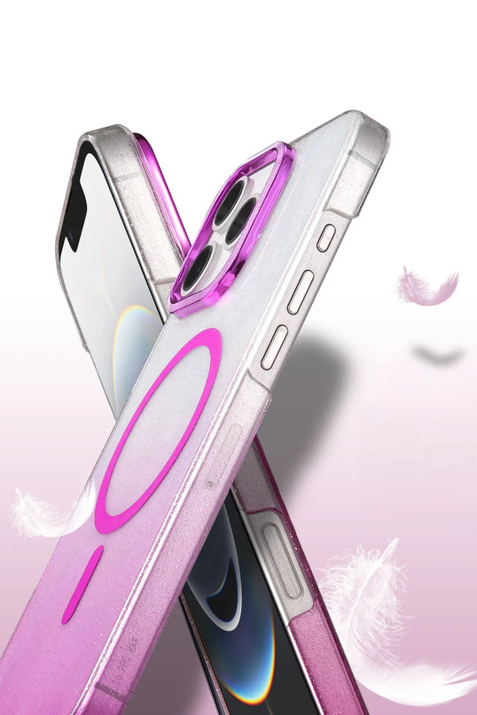 iPhone 16 Pro Max Glossy Magsafe Kapak Kılıf - Mavi 3